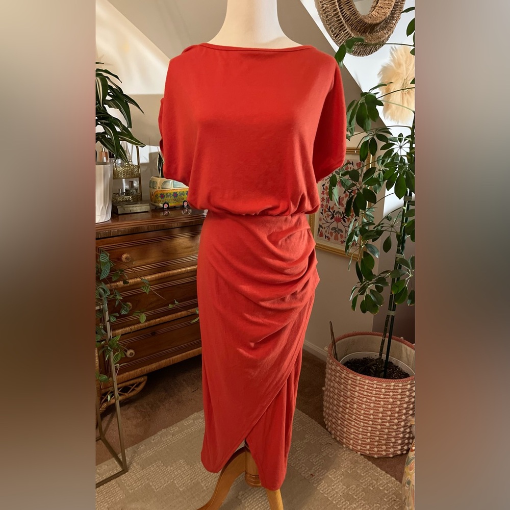 Leaduty draped dress-NEW